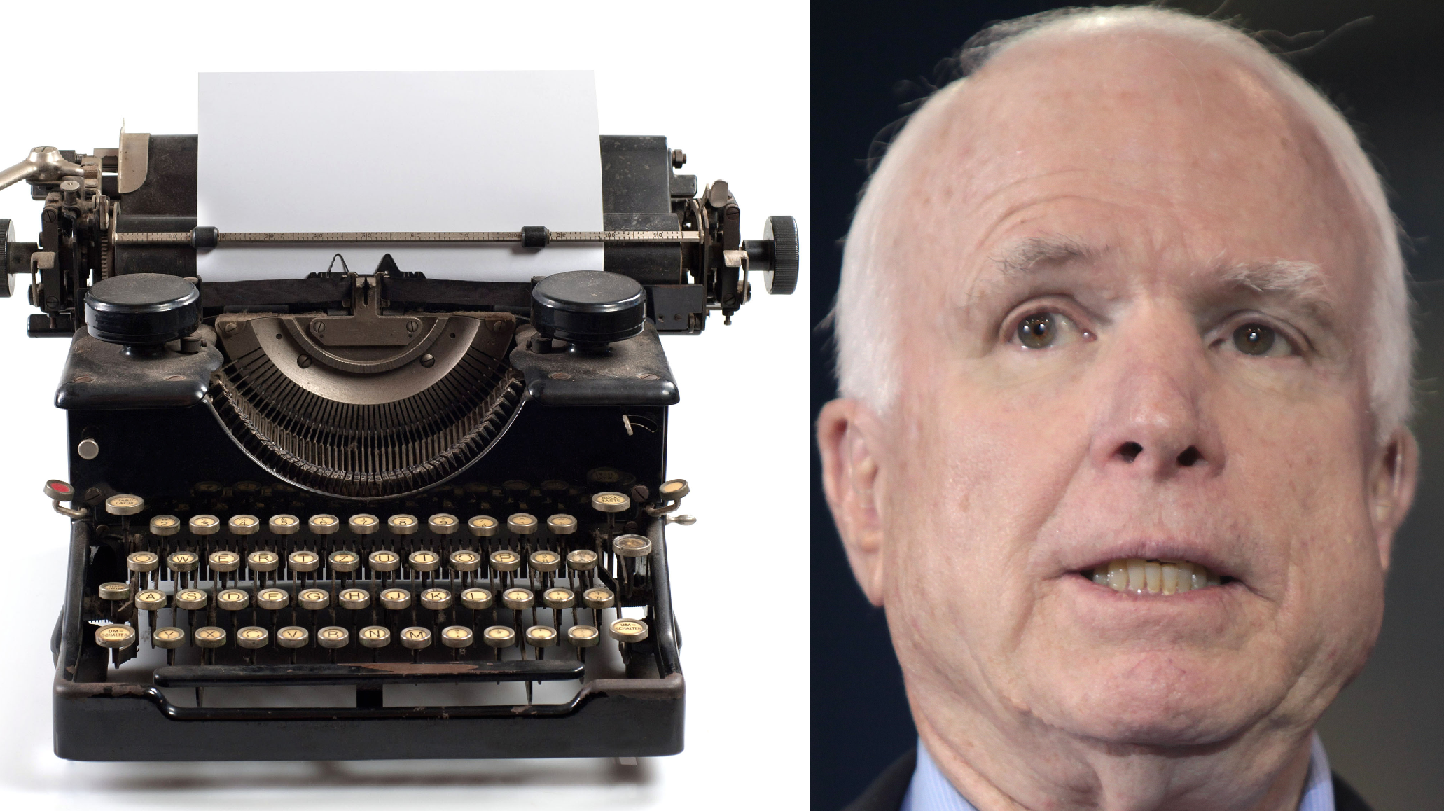 John McCain’s private typewriter hacked