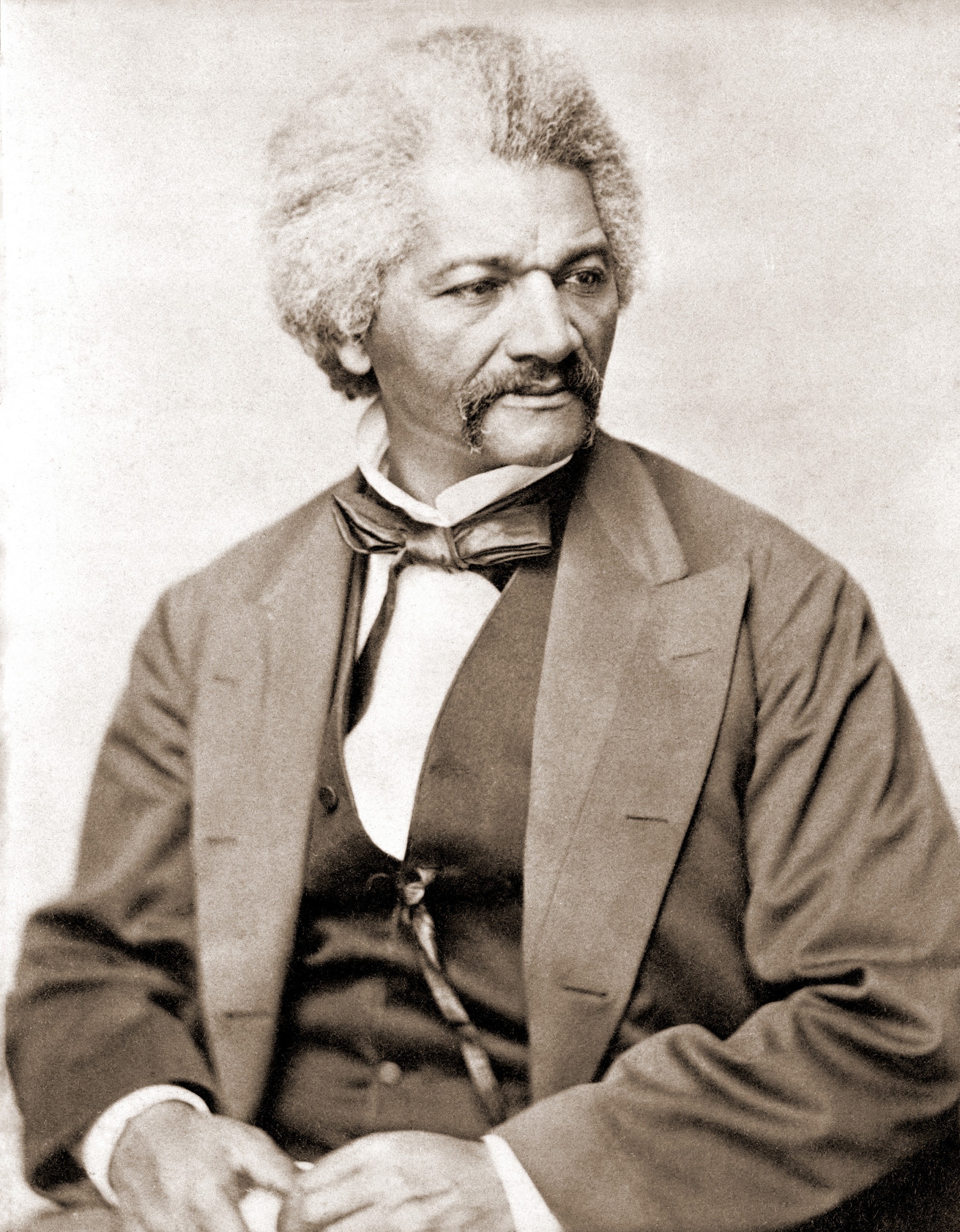 Frederick Douglass issues statement: "I am dead, and with her"