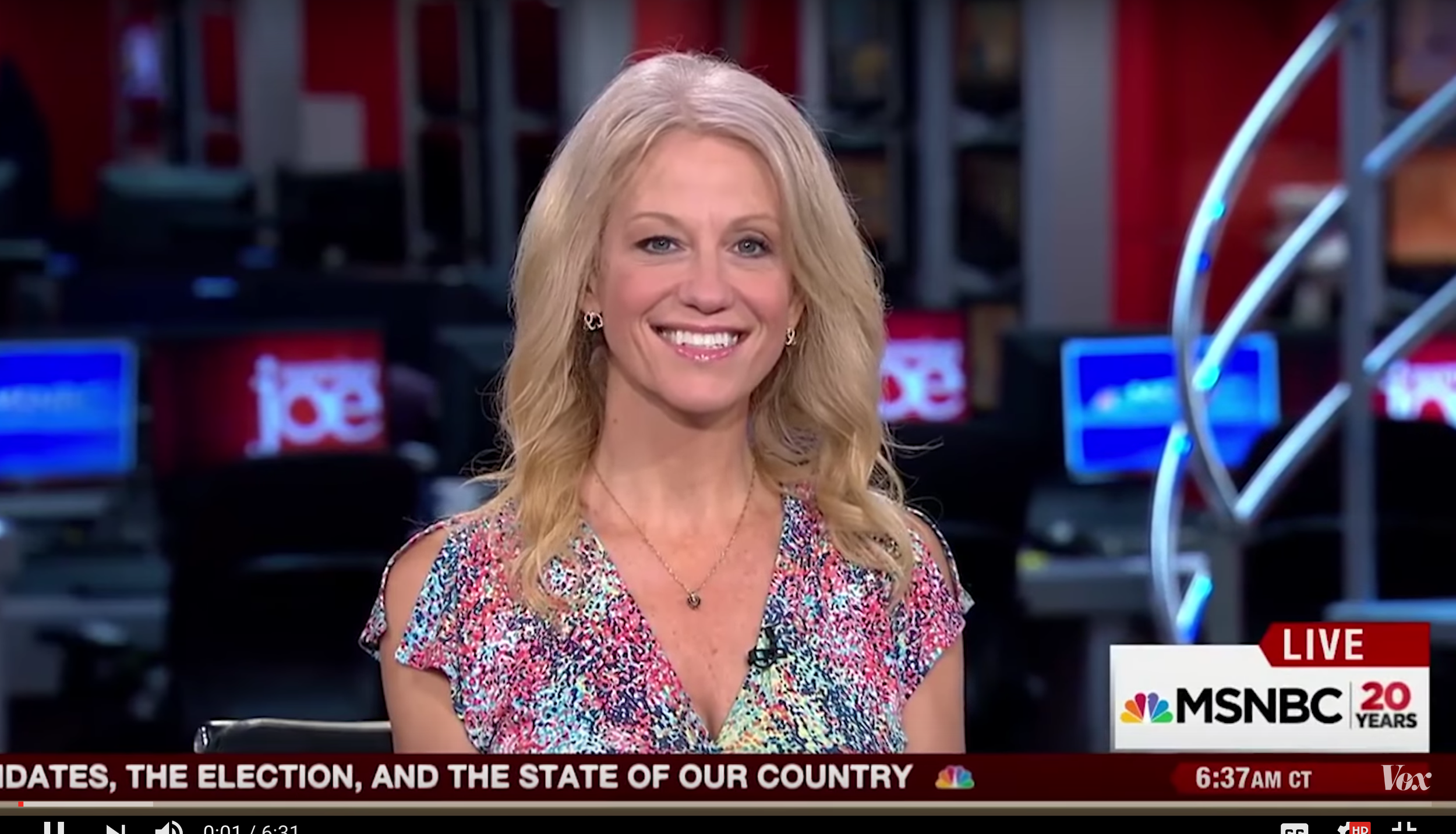 Gynaecologist pronounces Kellyanne Conway's vagina "perfectly healthy," diagnoses Stage 4 cancer "of the soul"
