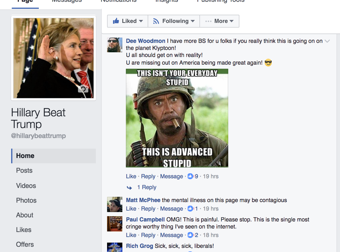 Harmless fantasy or fake news? Facebook users pretend Trump won the election 