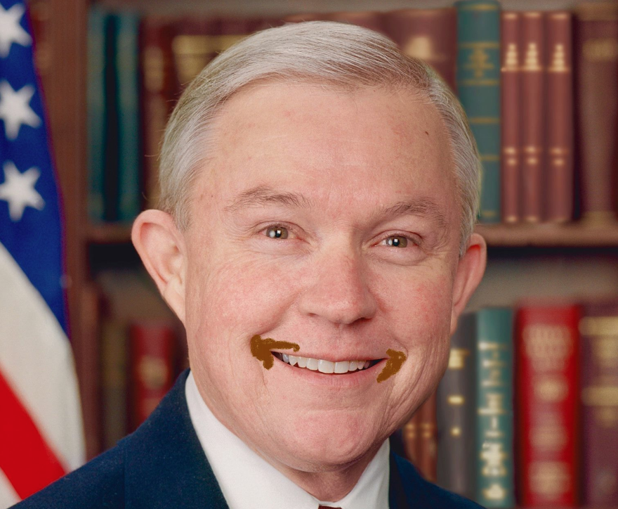 Former Senator Jeff Sessions swears he did not eat that chocolate bar