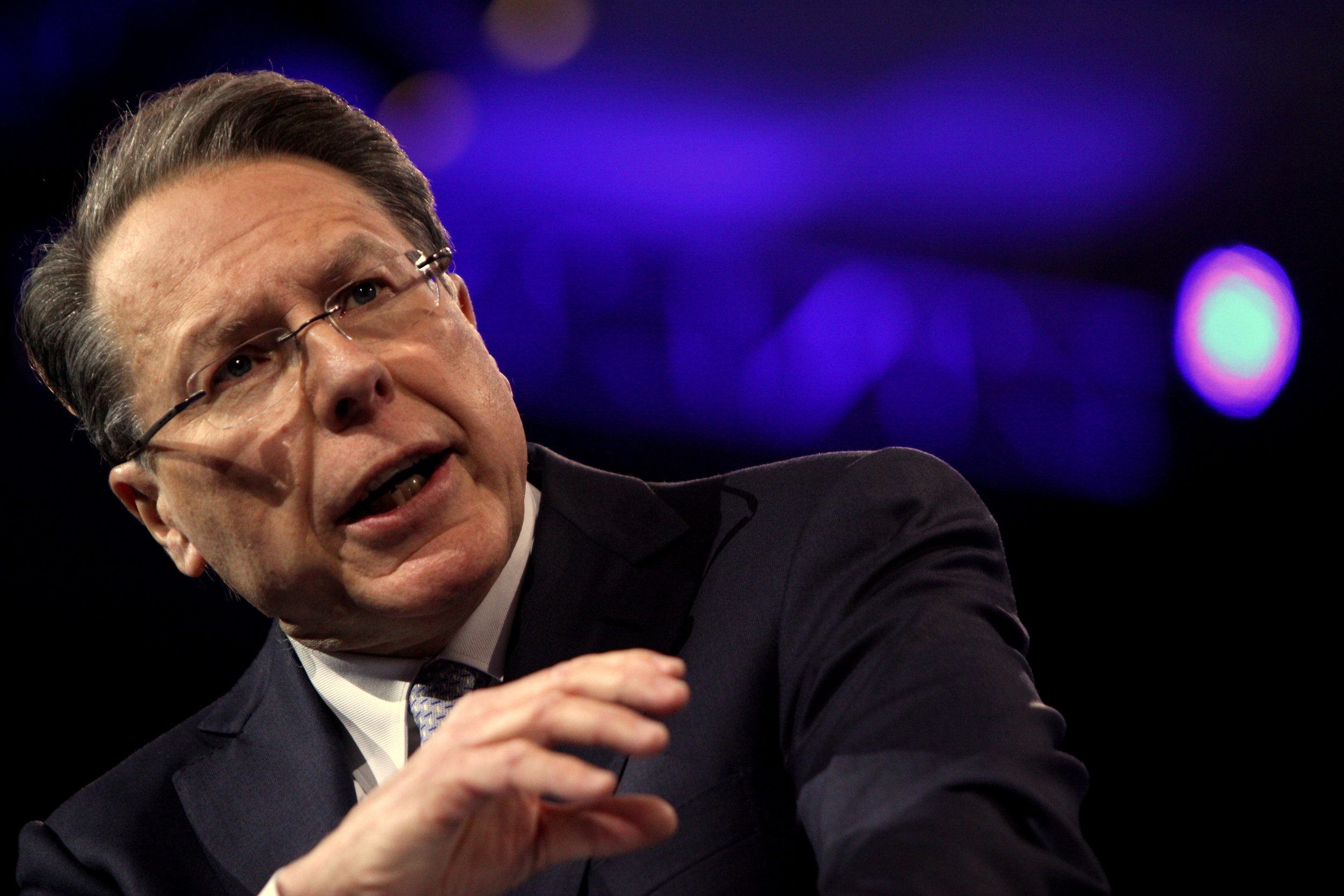 Wayne LaPierre hospitalized after self-inflicted paintball wound