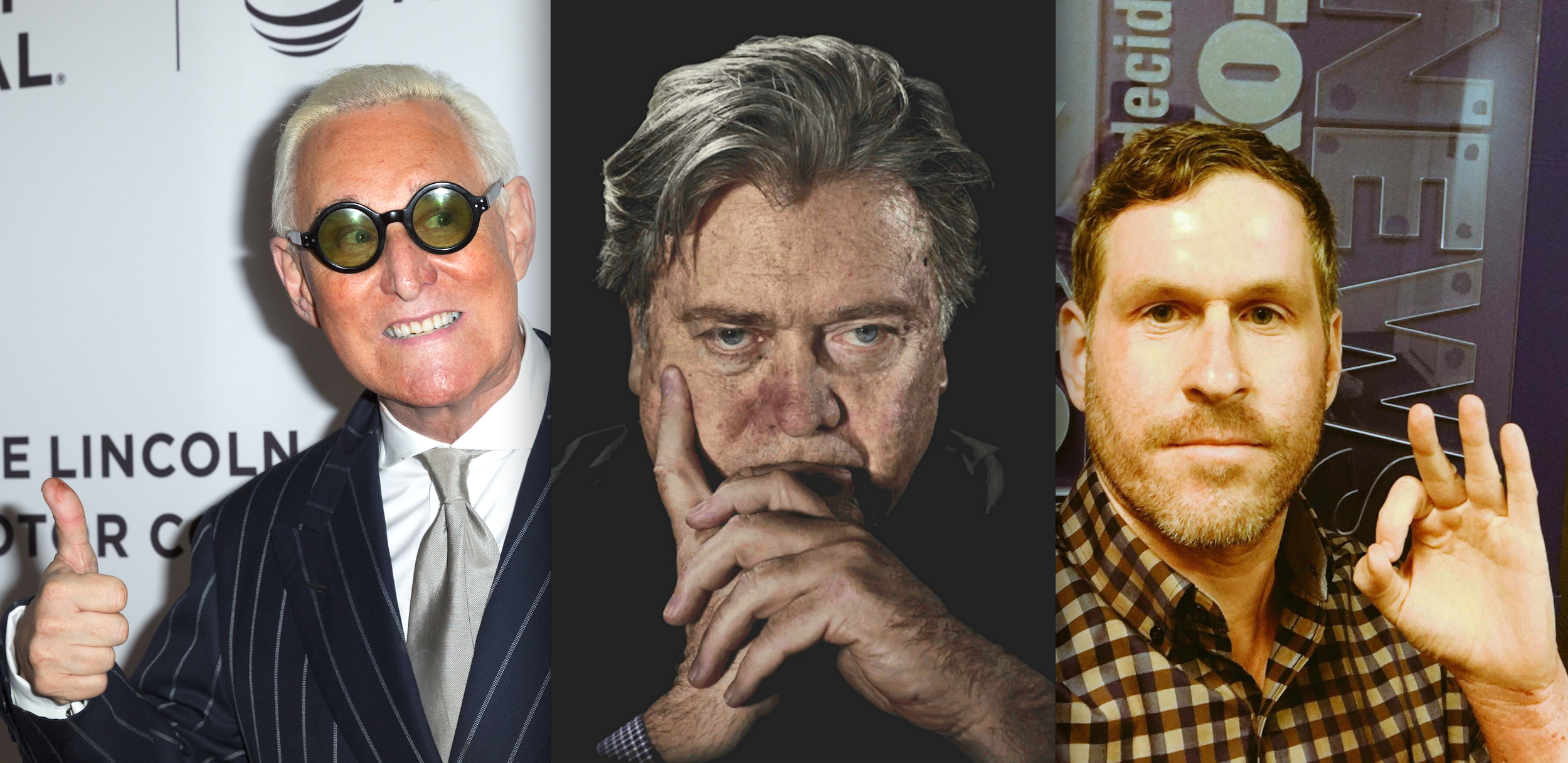 Steve Bannon, Mike Cernovich, and Roger Stone lead first annual Alt-Right Circle Jerk 
