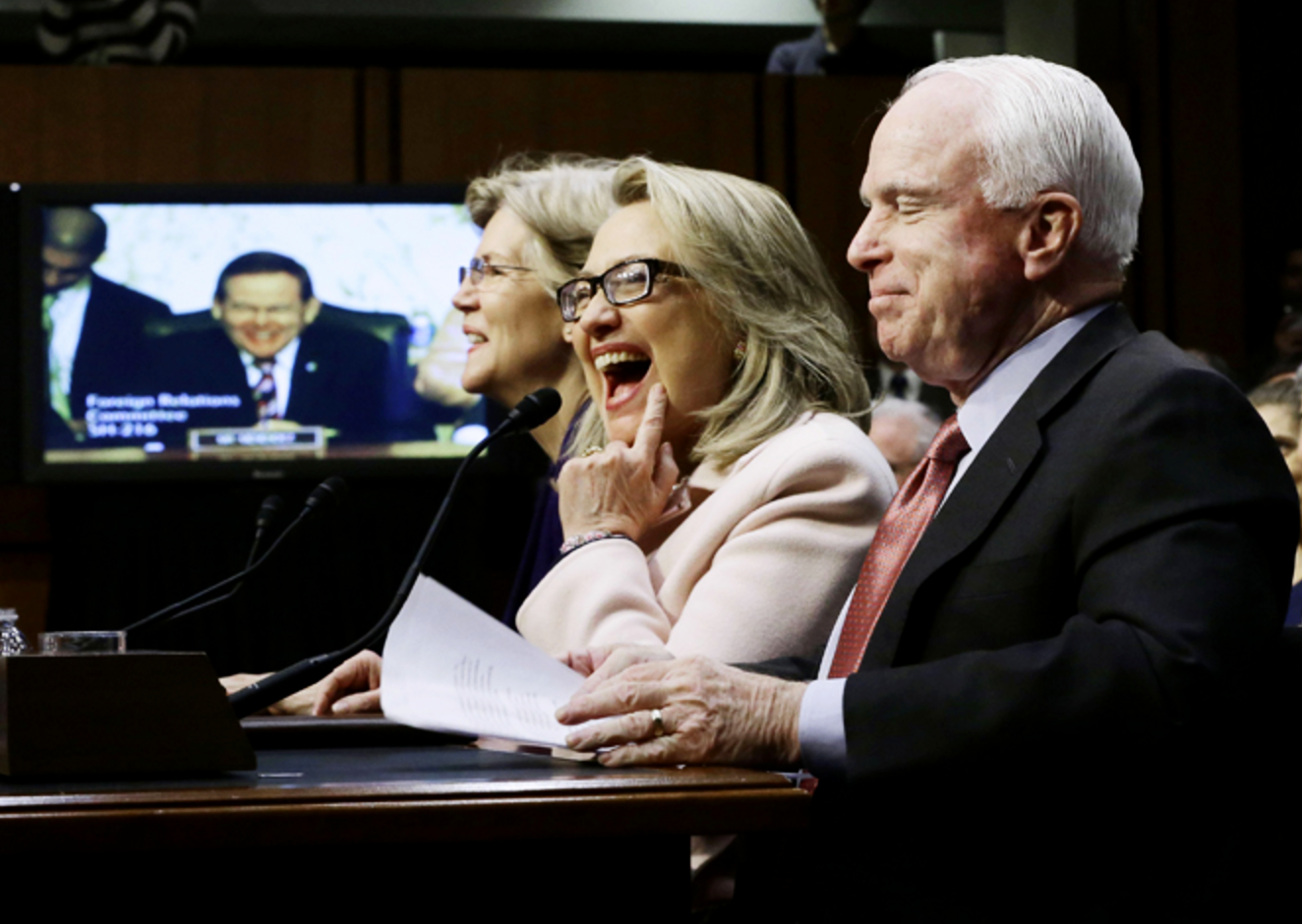 War hero McCain says hanging out with female Senators "really helped me relocate my balls"