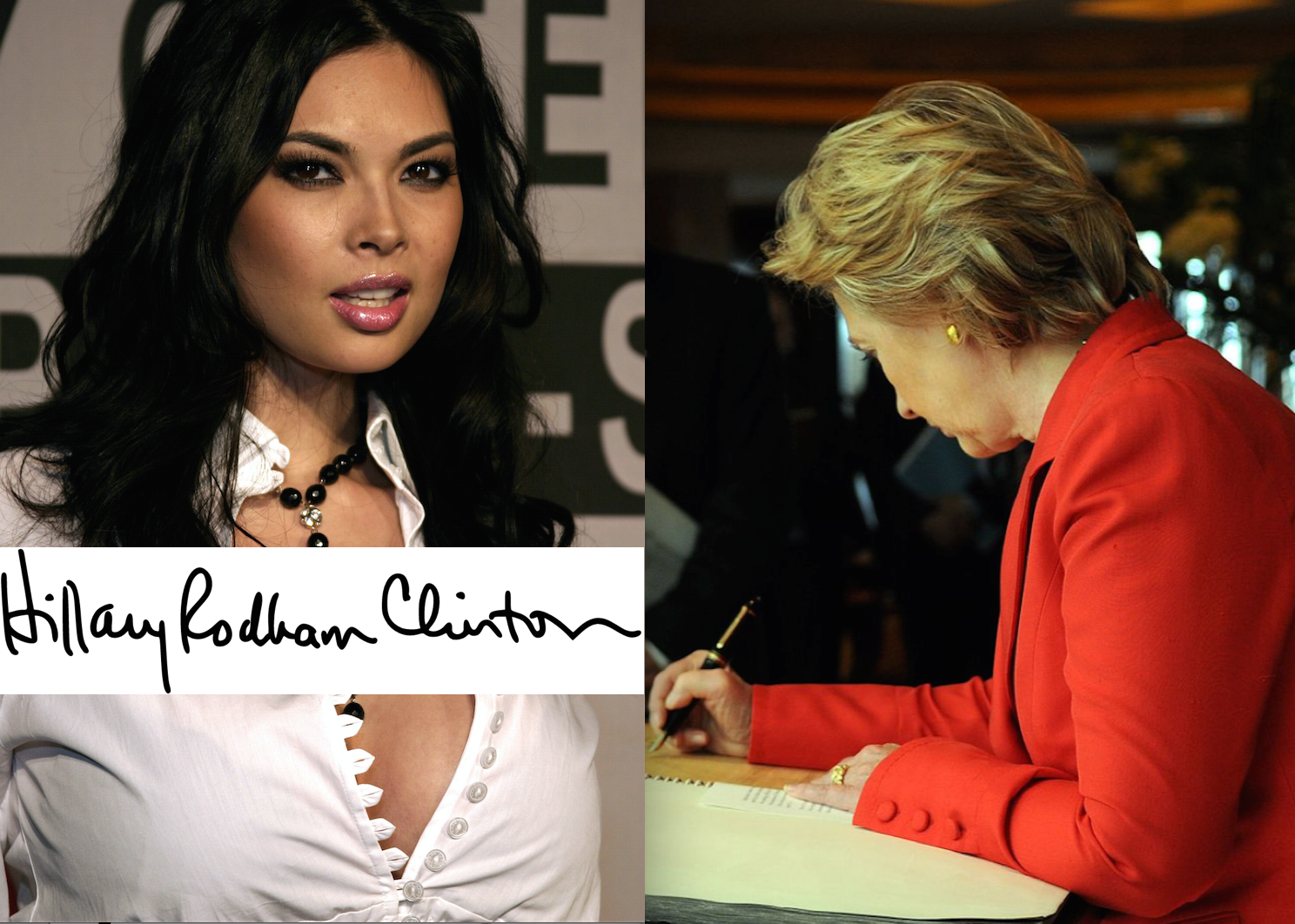 Porn star admits to intellectually stimulating relationship with "long-term pen pal," Hillary Clinton
