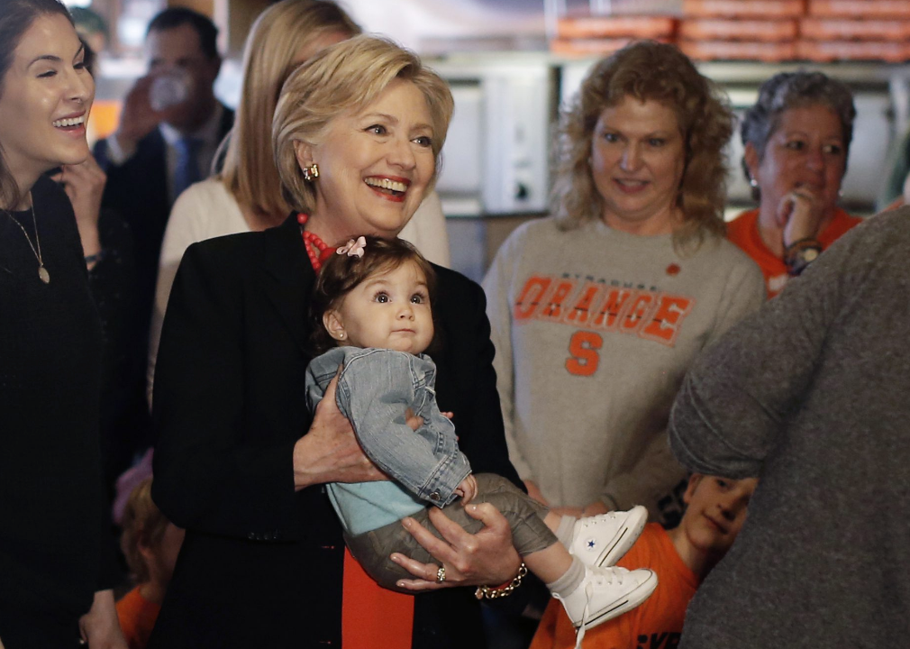 Championing traditional family values, Clinton abolishes ICE. Meanwhile, GOP castigates her notorious "pro-baby" agenda